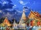 Phra Singh temple twilight time Viharn Lai Kam Wat Phra Singh