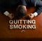 Phrase Quitting Smoking and devastated man