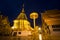 Phrathat Doi Suthep at night , Chiangmai landmark