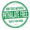 Phthalate free sign or stamp