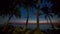Phuket sunset palm beach panorama 4k time lapse thailand
