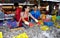 Phuket, Thailand: Workers Selling Shrimp