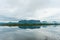 Phuphaman district mountain landscape with front lake reflection background