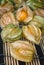 Physalis fruit (Physalis peruviana) also called Cape gooseberry, Uchuva or gold berries.
