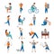 Physical activity icons