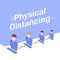 Physical distancing guideline