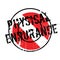 Physical Endurance rubber stamp