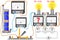 The physical task for studying the topic of Ohm`s laws for an electrical circuit