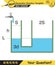 Physics, pressure and lifting force, archimedes principle, pressure of liquids and gases, containers filled with water, next gener