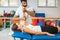 Physio treatment - elbow extension exercises