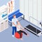 Physiotherapy Rehabilitation Clinic Isometric