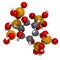 Phytic acid hexakisphosphate, IP6, phytate molecule. Present in seeds and grains of many plants, acting as storage form of.