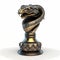 Phyton Snake Trophy. Generative AI