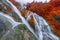 Pi Tu Gro waterfall is often called the Heart shaped waterfalls Umphang ,Thailand