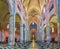 Piacenza Cathedral prayer hall, on April 6 in Piacenza, Italy