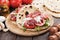 Piadina Romagnola, Italian Flatbread Sandwich