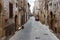 Piaggio Ape at the empty street
