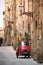 Piaggio Ape at the empty street