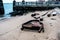 Piano on beach