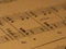 Piano chords in a classical print score