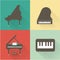 Piano icons