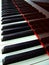 Piano keyboard background