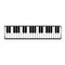Piano keyboard graphic