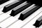 of piano keyboard keys