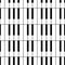 Piano keyboard seamless repeating pattern. Vector background with black and white keys.