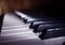 Piano keys White and black