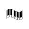 piano logo and symbol vectors