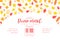 Piano Music Festival Banner Template with Autumn Leaves, Music Show Promotion Advertisement Vector Illustration