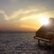 Piano outside shot at sea side