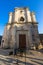 Piano ready for a concert in front of an antique church in Monte S. Angelo  Apulia, Italy