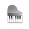 Piano top view icon