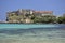 Pianosa island palace on the blu sea