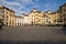 Piazza Anfiteatro in the old town of Lucca - Tuscany, Italy