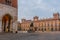Piazza dei Cavalli and Palazzo del Governatore in Italian town P