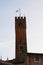 Piazza dei Signori, ancient tower,Treviso, Italy