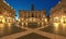 Piazza del Campidoglio on Capitoline Hill, Rome, Italy, at night