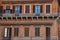 Piazza del Campo.The historic centre of Siena has been declared by UNESCO a World Heritage Site. Beautiful historic buildings