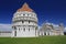 Piazza del Duomo in Pisa, Baptistery and Basilica