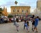 Piazza del Ferrarese children play with soap bubbles during the feast of St. Nicholas