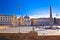 Piazza del Popolo or Peoples square in eternal city of Rome view