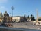 Piazza del Popolo a Roma under a shinning sky