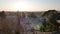 Piazza del Popolo at sunset. Panorama. Rome, Ital