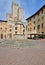 Piazza della Cisterna,San Gimignano,Tuscany