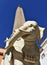 Piazza della Minerva Obelisk with Bernini Elephant. Rome, Italy.