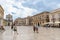 Piazza Duomo - the main square of the Ortigia Island in Syracuse