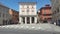 Piazza Garibaldi in Pisa, Italy on a beautiful sunny summer day